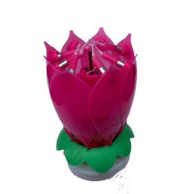Vela flor de loto