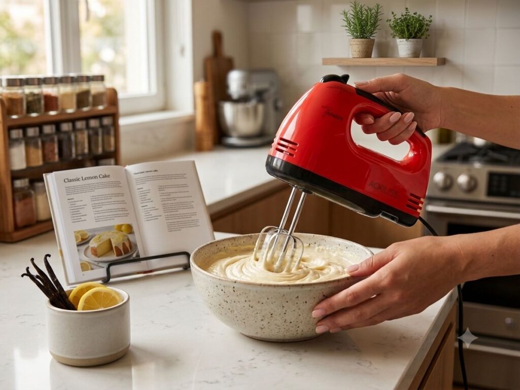 Convierte cada receta en una deliciosa creación con nuestra Batidora Eléctrica para Postres. Diseñada para mezclar, batir y preparar masas con facilidad, es la aliada perfecta para elaborar tortas, cupcakes, cremas, merengues y mucho más. Su potente motor garantiza resultados homogéneos y profesionales en cada preparación.